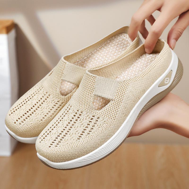 Women's Summer Breathable Slip-On Closed-Toe Casual Shoes