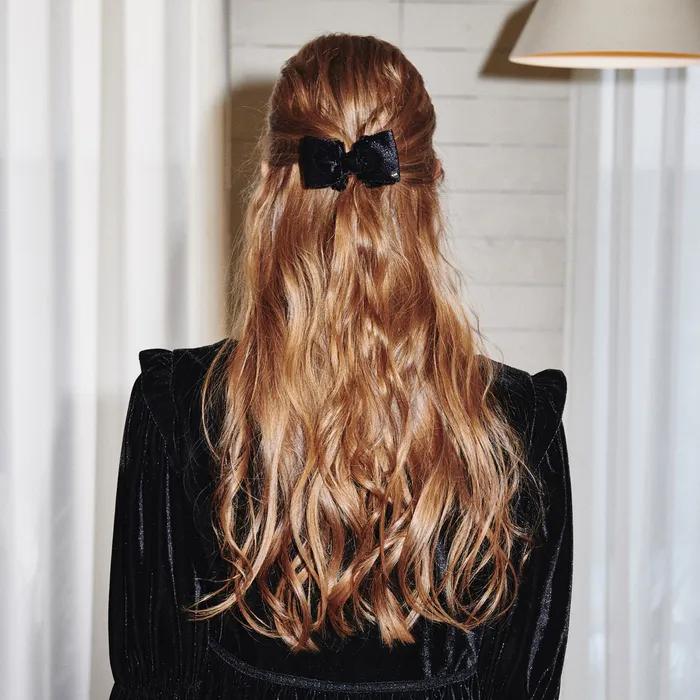 12/22 Reservation_VELVET RIBBON CLAW CLIP_BLACK