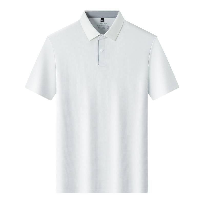 Herren Kurzarm POLO Shirt Revers Lässig LED T-Shirt Herren Schnelltrocknende Kleidung