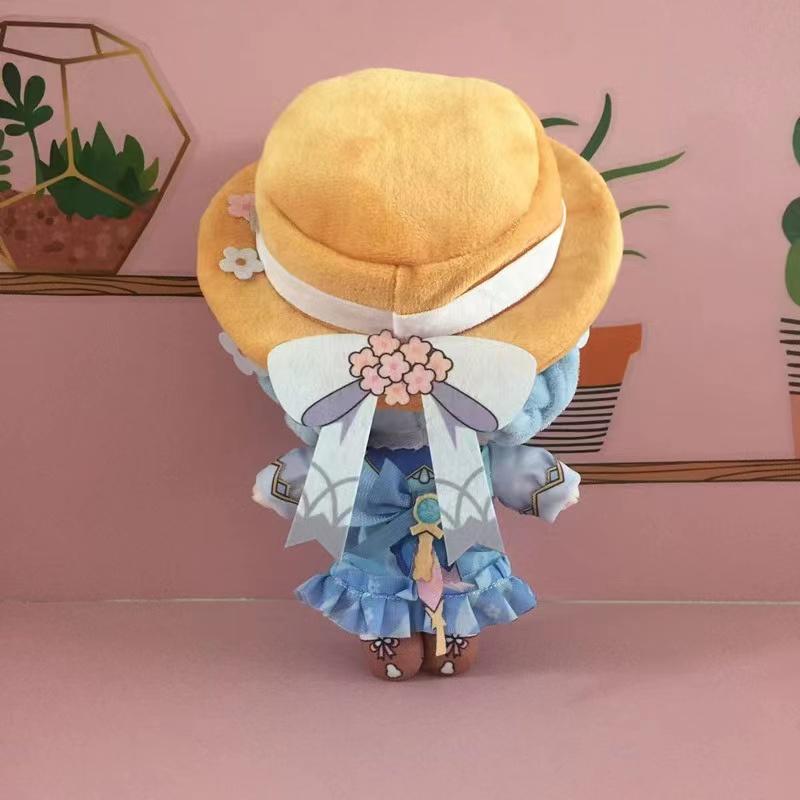 Genshin Impact Kamisato Ayaka Cute Plush Toys Cosplay Pillow Toy Kids Birthday Gift 20cm