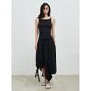 Anggae Balloon Jersey Dress Black