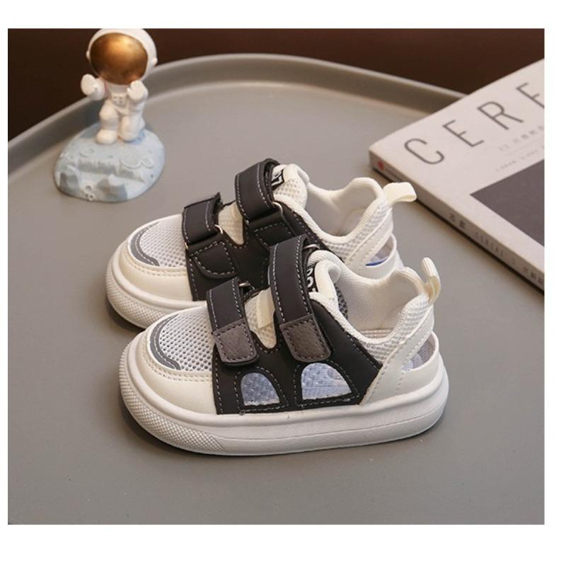 Summer Kids Hollow Out Breathable Half Sandals Unisex Toddler Casual Shoes