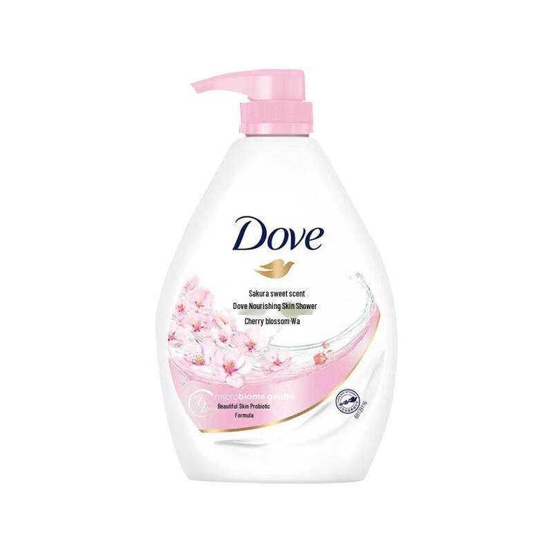 Dove Гель для душа с ароматом цветущей вишни, увлажняющий