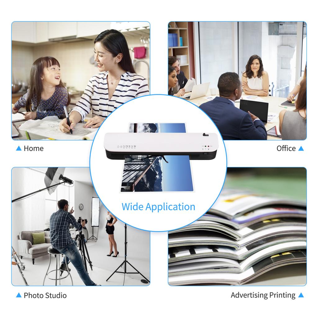 Set de mașini de plastificator SL399 Dimensiune A3 Sistem de laminare la cald și la rece cu 2 role cu 25 A3/A4/A5/A6