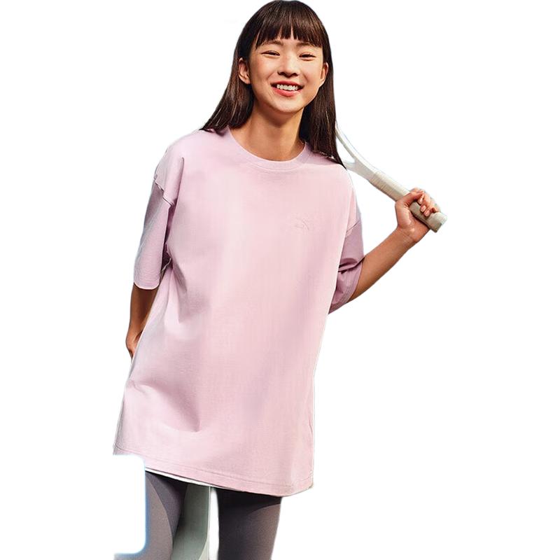 Anta Unisex Loose Fit Round Neck Short Sleeve T-Shirt M