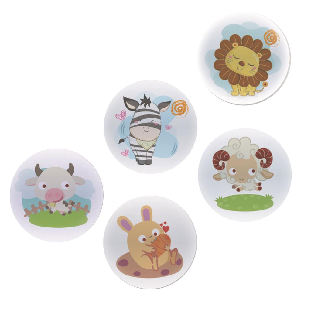 Potty Training Stickers Animals Toilet Target Sticker Reusable Potty Targets Color Changing Pee Target for Kid Training