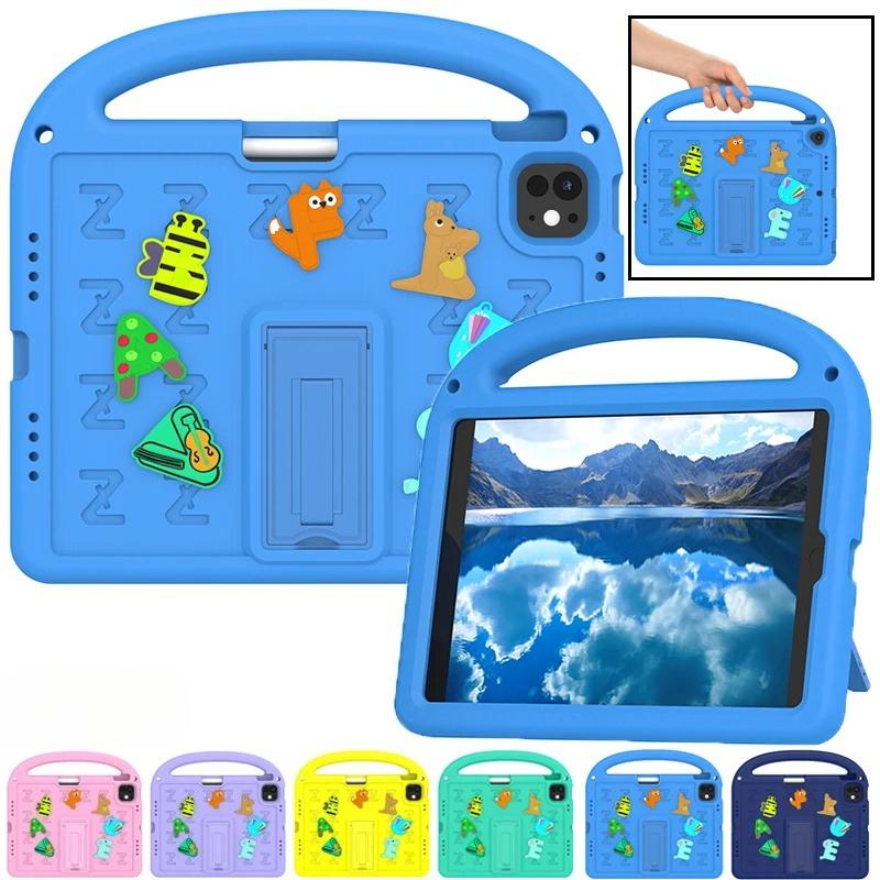 Kids EVA Shockproof Stand Tablet Case For Ipad 10th A16 Air 5 4 10.9 10.2 9th 8th 7th Generation Pro 11 Air 9.7 Mini 6 Cover