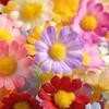50/100pcs Artificial Flowers Sunflower Silk Daisy Head Festival Home Yard Wedding Decor DIY Scrapbook Fake Plant Festival Wreath