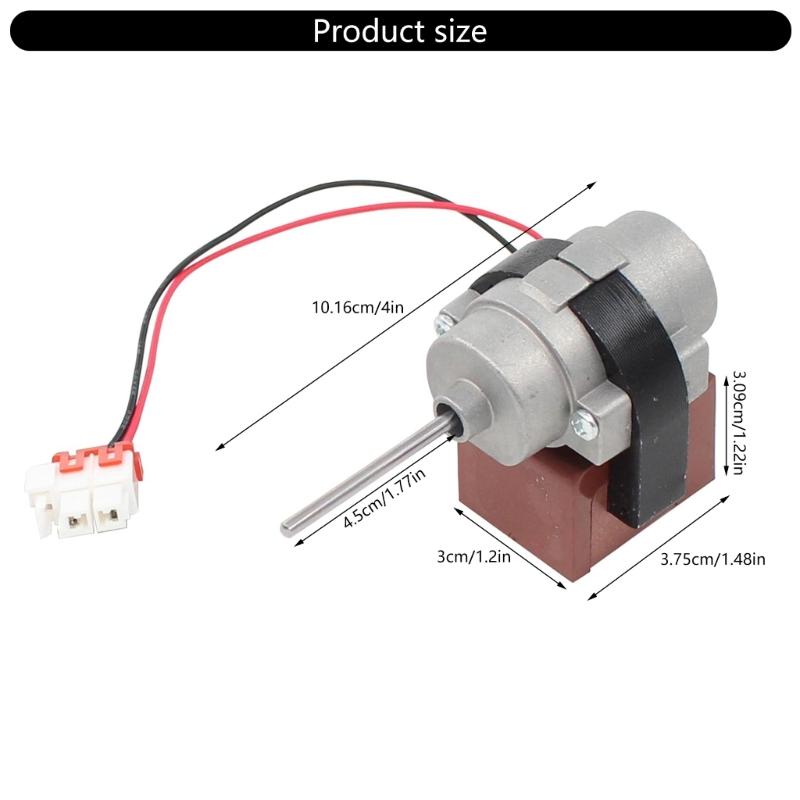 Practical Plastic Evaporator Fan Motor for Refrigerator Cooling Unit Replacement Part 3015924900 Fits Various Models