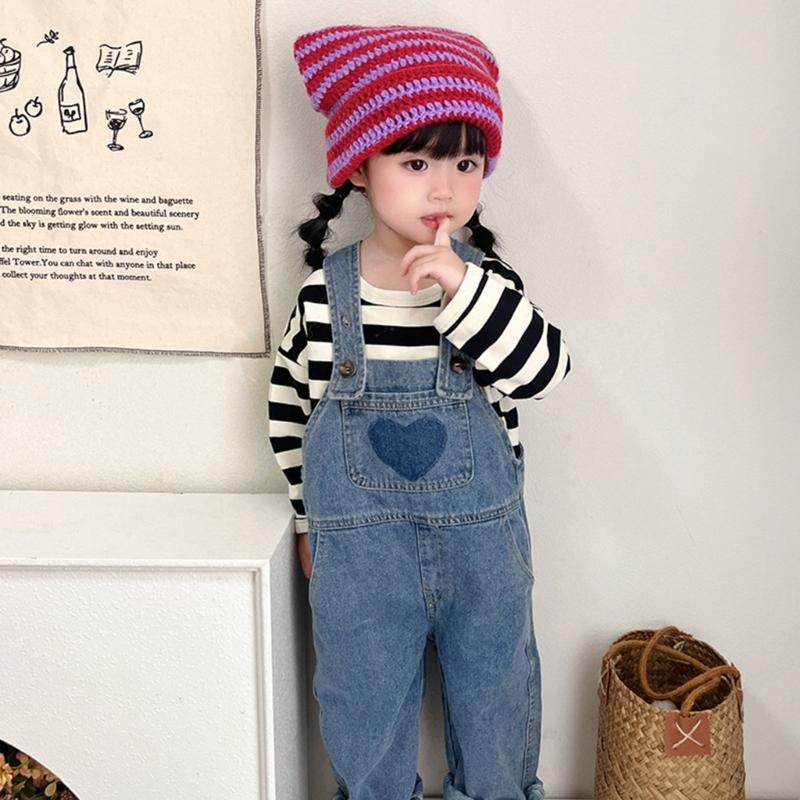 Stylish Children's Knit Hat with Devil Cat Ears Fashionable Winter Cap Warm & Comfortable Hat for Kids 3-15 Years Old