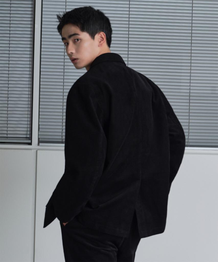 Musinsa Standard [City Workers] 8W Corduroy Blazer [Black]