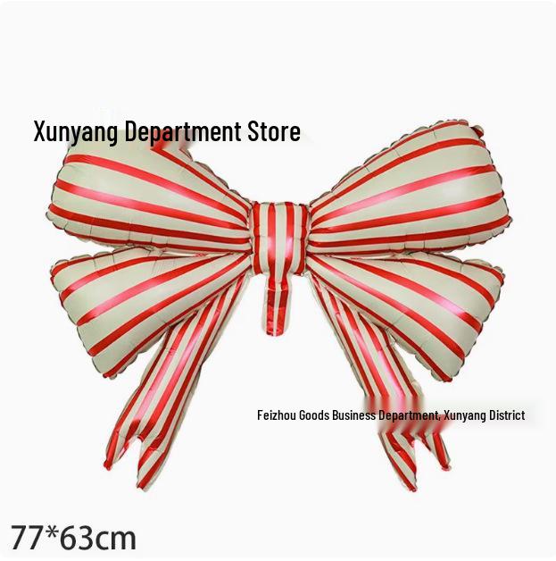 2026 Large Bow Aluminum Foil Balloon for Children's Birthday, Adult Party, or Wedding Decoration