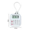 Multifunctional Mini Calculator 8 Digits Display Portable Keychain Calculator Silent Button Lightweight Electronic Calculator