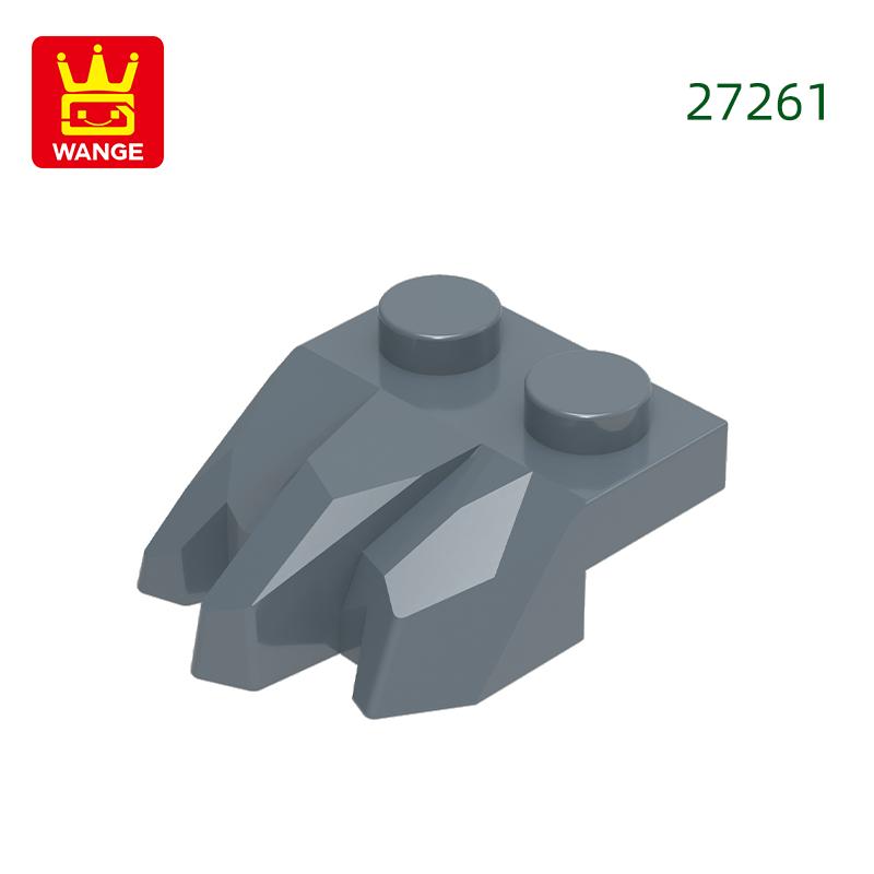Non-Toxic 135Pcs/Lot 27261 Special 2X 3 Plate With Rocks Building Blocks Moc Accessories Compatible With Brick Children Toys Gift Box