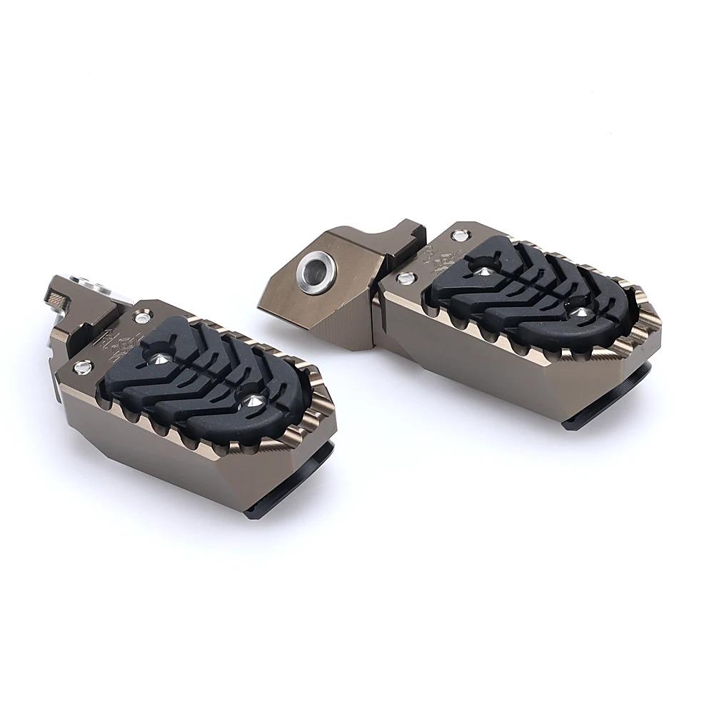 

New R1250GS Adventure R1200GS Motorcycle Front Foot Pegs Adjustable Footrest Footpegs For BMW R 1200 GS ADV R 1250 GS Adventure коричневий
