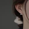 Bow Earrings Women's Diamond-encrusted Fashion Temperament Ear Buckles New Zircon Ear Jewelry