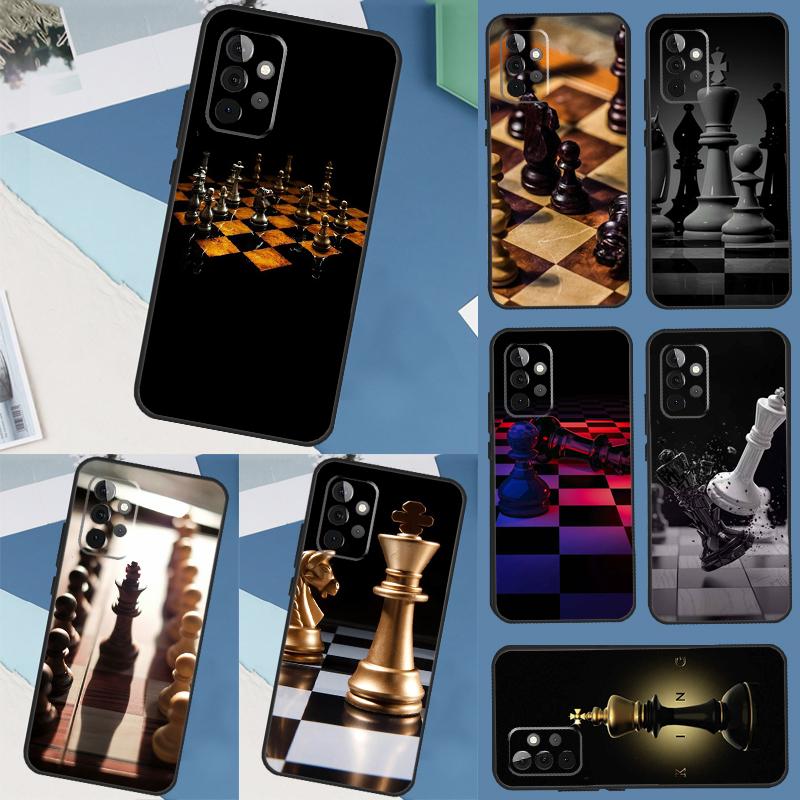 Chess Phone Case For Samsung Galaxy A13 A23 A33 A53 A73 A14 A34 A54 A12 A32 A52 A51 A71 Cover