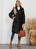 2025 Women's Winter Cotton Coat Thickened Long Sleeve Warm Hooded Outerwear Jacket