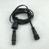 xConnect Type BLACK Flat 18AWG 3 Core Waterproof Extension Cable,one End with Male,the Other End with Female