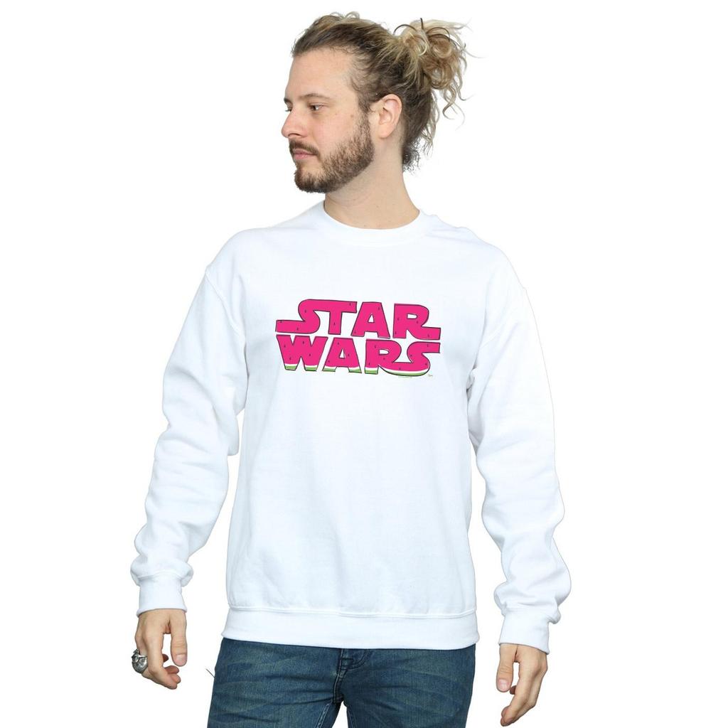 Star Wars Mens Watermelon Logo Sweatshirt