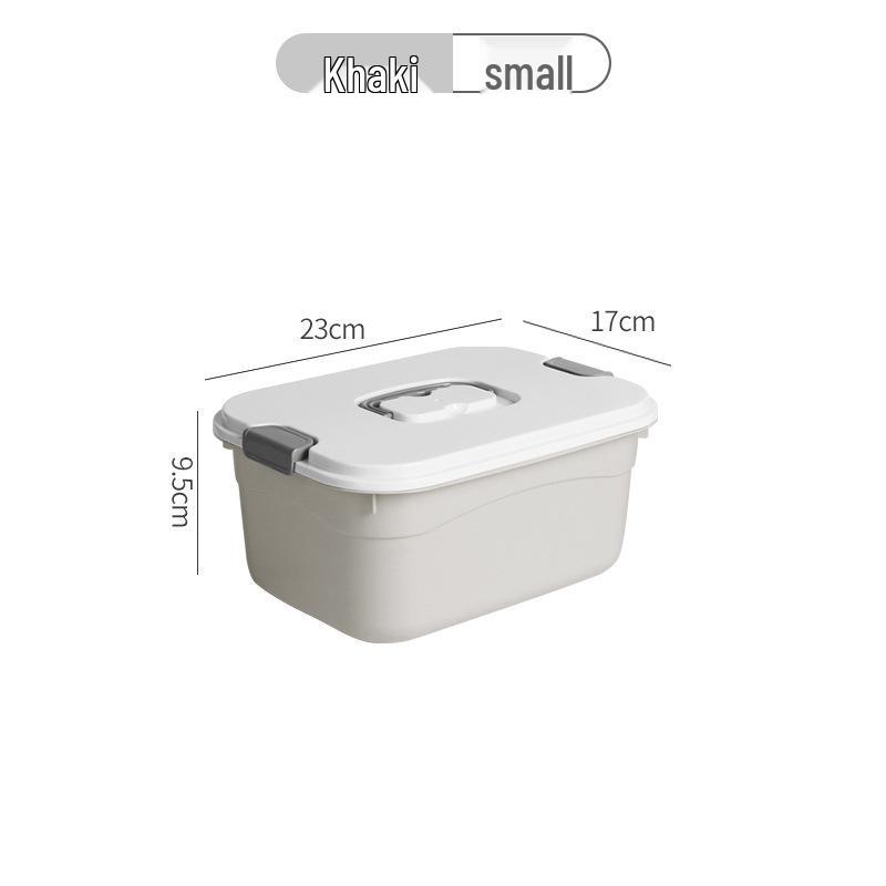 Extra Large Plastic Storage Box with Lid for Clothes, Toys, and Snacks