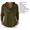 Women Sweater Swing Collar Long Sleeve Solid Color Jumper Tops Slim Fit Soft Breathable Winter Layering Casual Knitting Tops