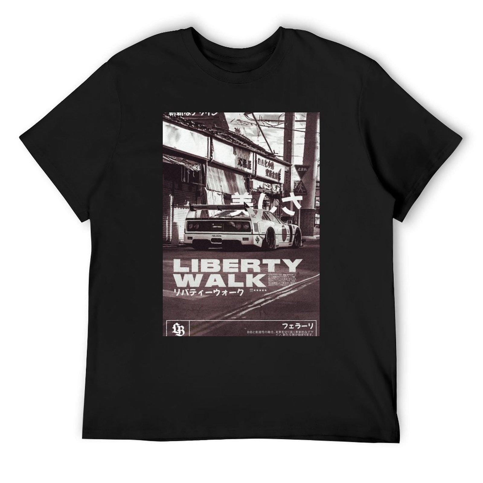 Liberty Walk V.3 Футболка с графикой Блузка футболки футболка мужская 4XL