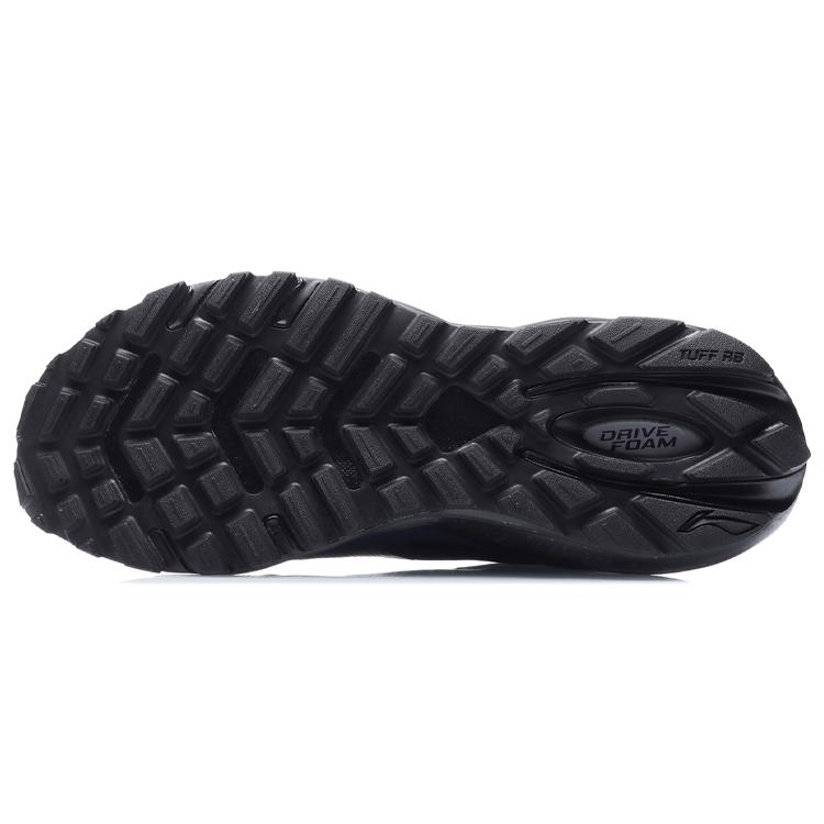New LiNing Cloud Shield Cushioned Anti-Slip Wear-Resistant Lightweight Breathable Low-Top Running Shoes Men's Blue Black ARHR079-2