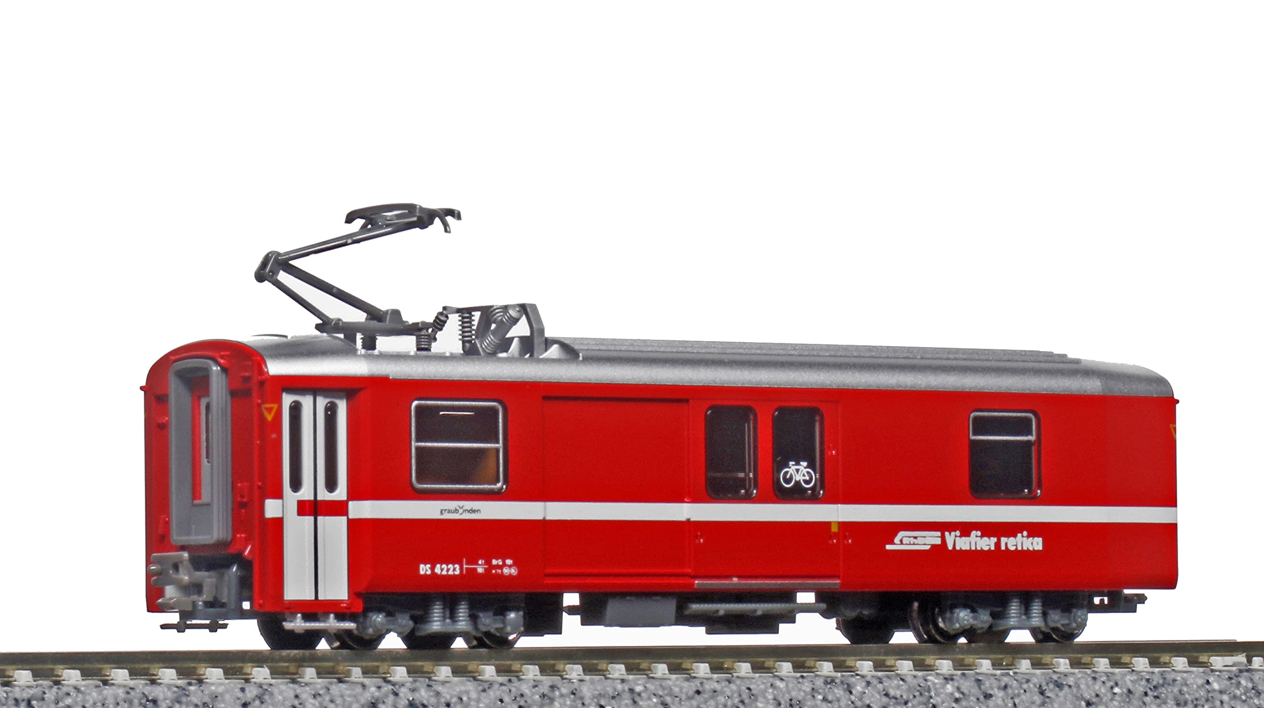 

KATO N Gauge Rhaetian Railway Power Baggage Car DS4223 Model Train Passenger Car 5279-1