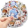 Cute Genshin Impact Stickers (50/100/200 Pieces) - Perfect for Laptops Anime/games Luggage Guitars and More A Must-have for Game Lovers!