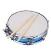 Snare 14 Zoll Super Dünne Edelstahl Schüler-Snare mit Stöcken für Übung und Auftritt