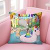 A-American D-Dad! Anime Cushion Cover Home & Car Multi-Scene Pillow Cover - Reversible, Soft & Durable for Daily Use
