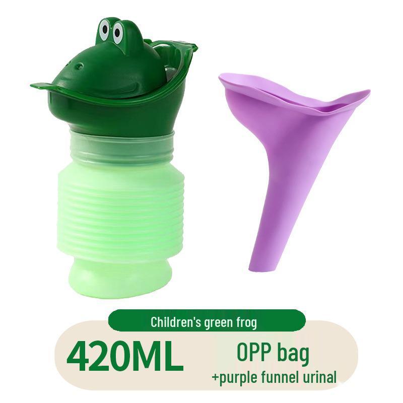 Portable Urinal and Urine Collector for Adults - Travel-Friendly Outdoor Cartoon Design