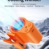 2026 USB Charging Cross-Body Large Capacity Portable Mini Fan with Neck Strap for Outdoor Use