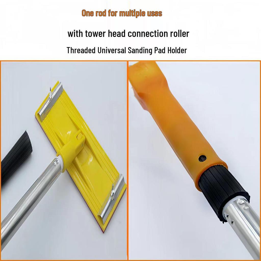 Teleskopischer Latexfarbenroller - Innenwand-Malerwerkzeug aus Wolle