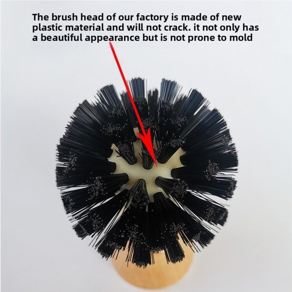 Wooden Handle Espresso Portafilter Cleaning Brush for 51/54/58mm Coffee Filter Brush  Cafe Supplies