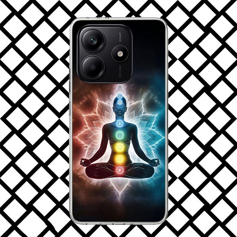 

Yoga Chakra Spiritual Energy Universe Phone Case for Xiaomi Redmi Note 15 14 14S 13 12 12S 11 Pro Plus 11E 11T 11S 10S 5G Soft C Redmi Note 14 Pro 4G