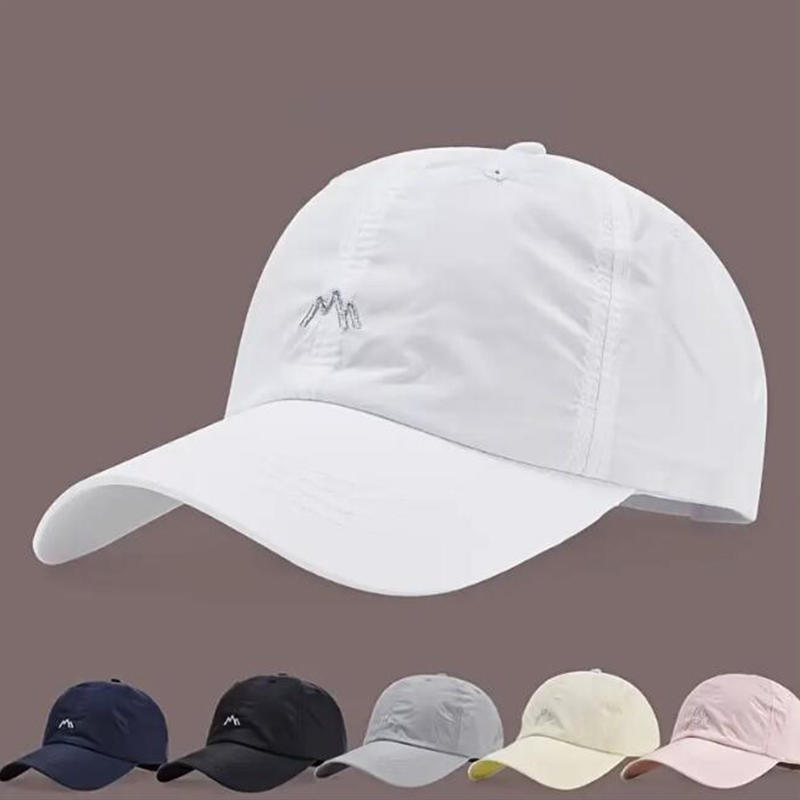 Quick-Drying Baseball Caps For Women Men Solid Color Baseball Hats Outdoor Sports Sunscreen Thin Women's Hats