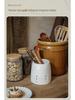 Ceramic Utensil Holder: Knife, Fork, Spoon, Chopsticks, Pen Organizer for Kitchen.