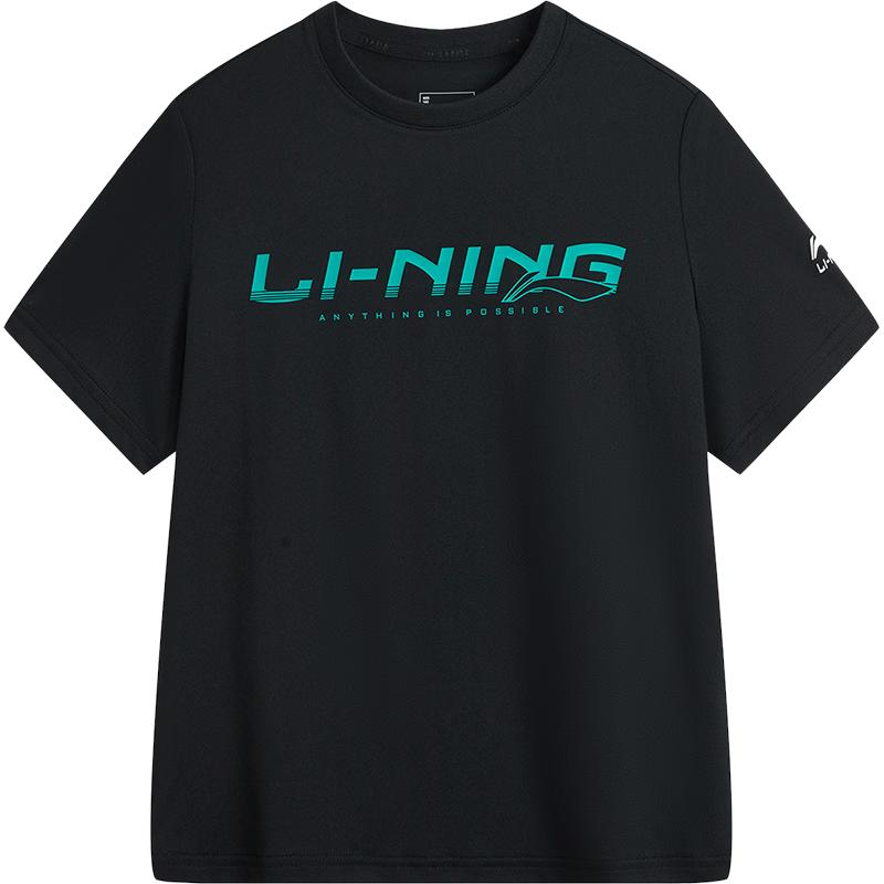 LI-NING Kids  Soft & Comfy Unisex Sport Round Neck T-Shirt 160