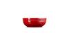 Le Creuset Deep Cherry Heat Cold Microwave Dishwasher Oven Heat Resistant Plate Japanese Dish, Plate, 13cm, Red, Resistant, Resistant, Oven, Safe,