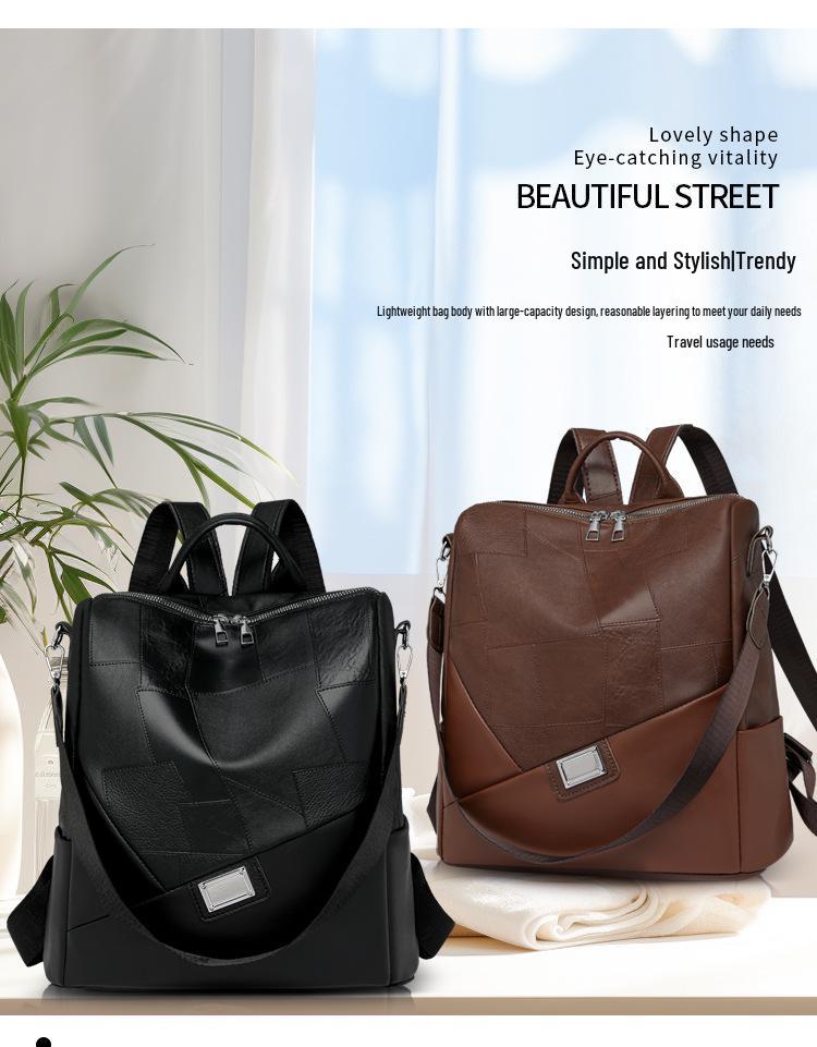 Minimalistischer Retro-Rucksack: Hochwertige Einzelschultertasche für Damen, Studenten und den täglichen Weg