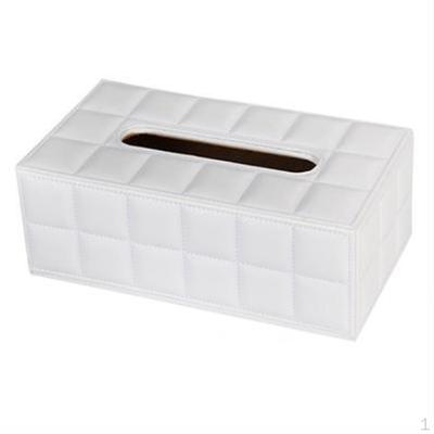 Krabička na kosmetické ubrousky PU kožený držák na ubrousky 25 x 14 9,5 cm