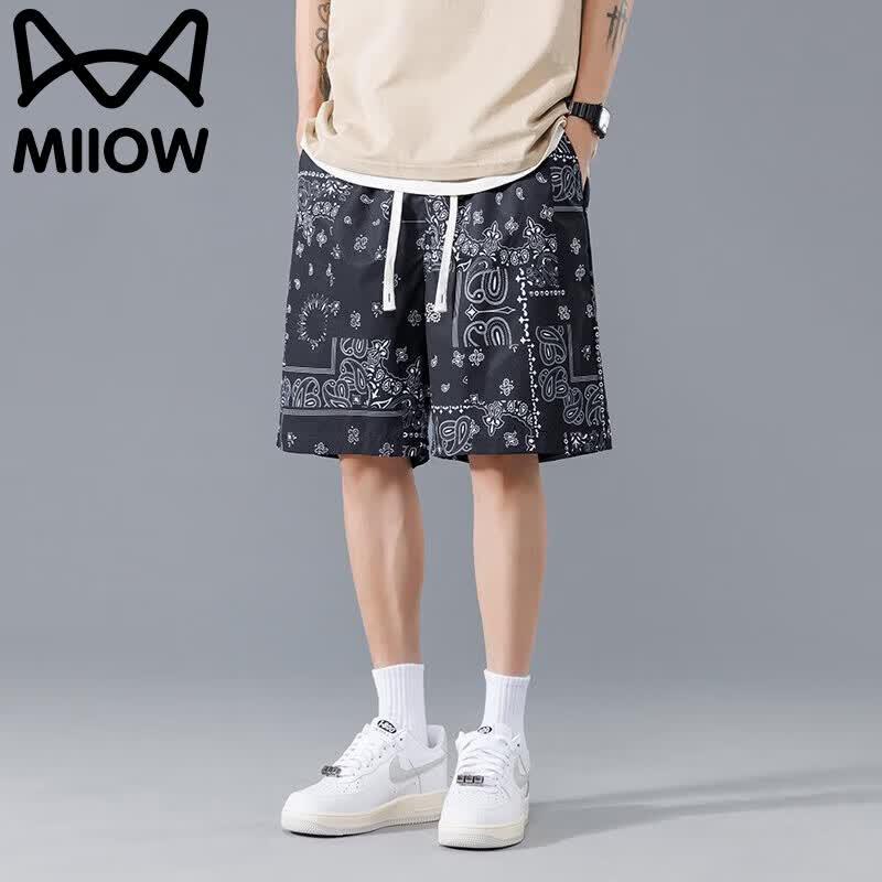 MiiOW Men s Summer Breathable Beach Shorts M