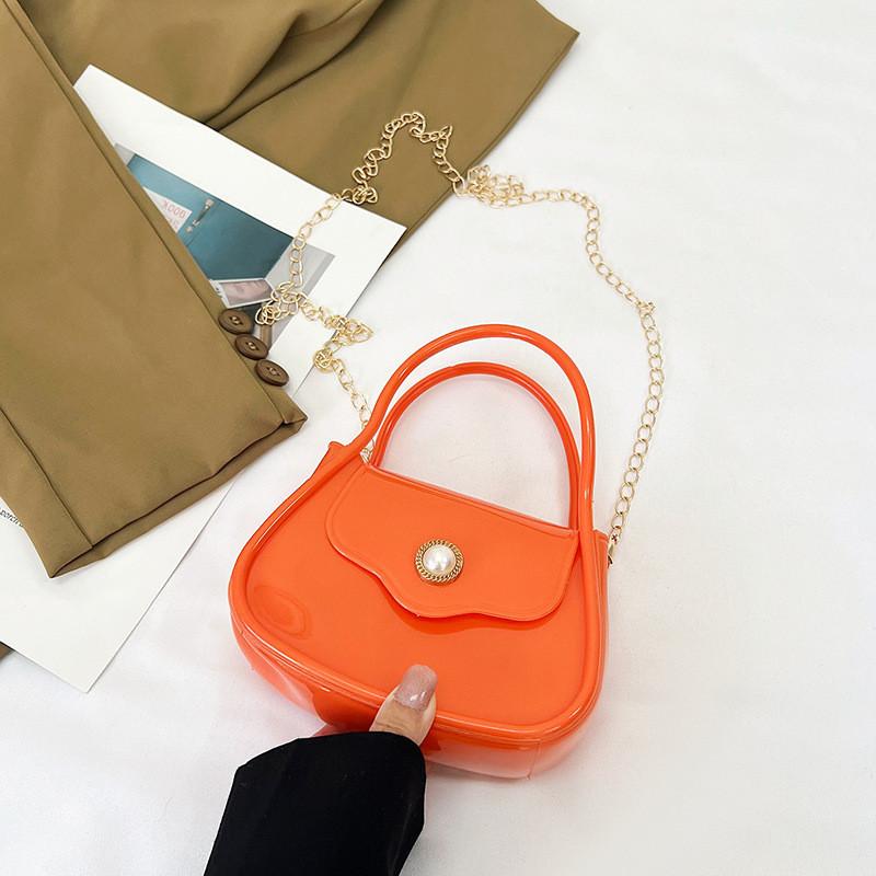 Fashionable Casual Handheld Small Square Bag 2024 Spring Popular New Simple Single Shoulder Diagonal Commuter Women's Bag