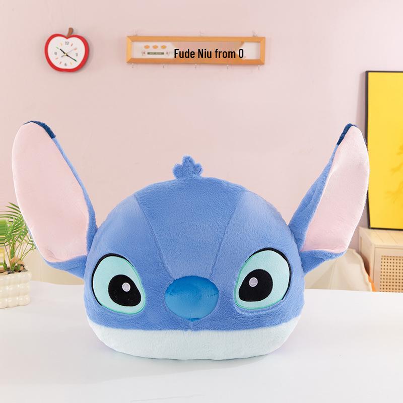Sakura Pink Stitch Plush Toy with Flowers - Valentine's Day Gift for Girls