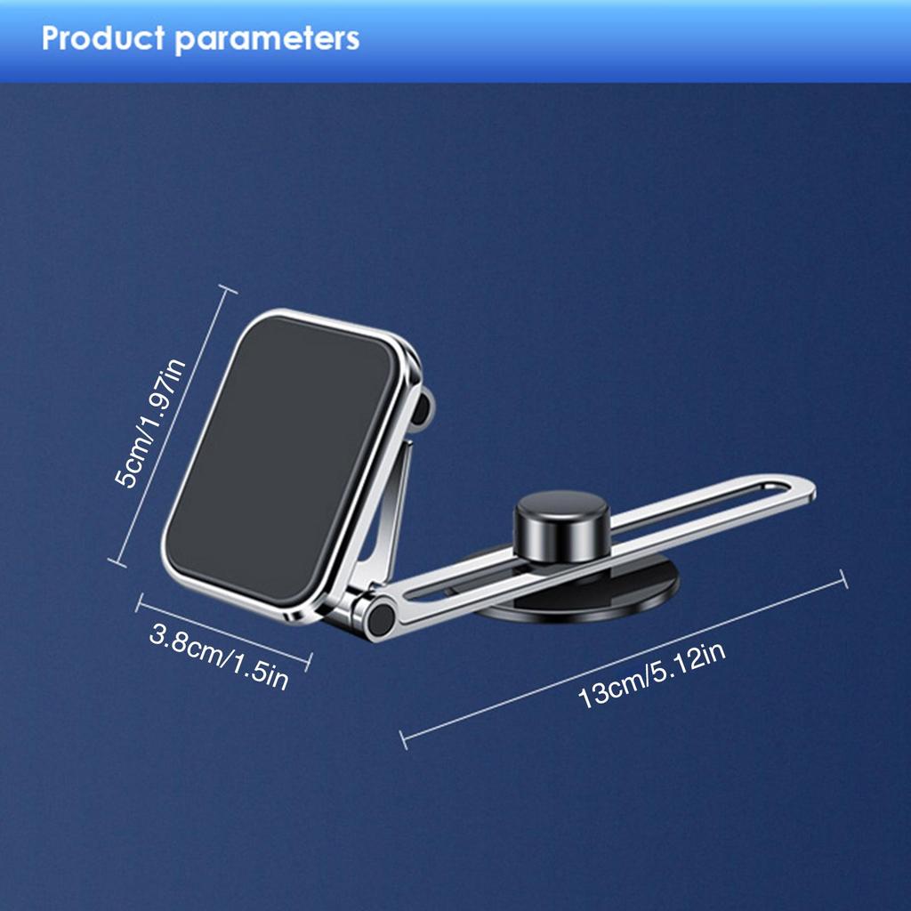 Magnetic Car Phone Holder Suspended Invisible Dashboard Windshield Car Phone Mount Adjustable Rotating Strong Holder