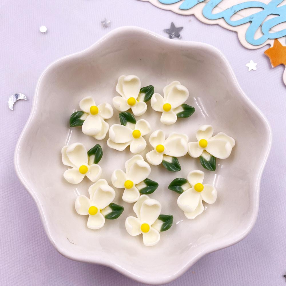 

30 шт. смешанная смола 15 мм красочная бабочка орхидея с плоской задней частью цветок камень альбом свадебная аппликация DIY ювелирные изделия аксессуары