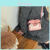 Princess Style Girl Bucket Bag With Bow And Dog Decoration For Kindergarten Daily Use