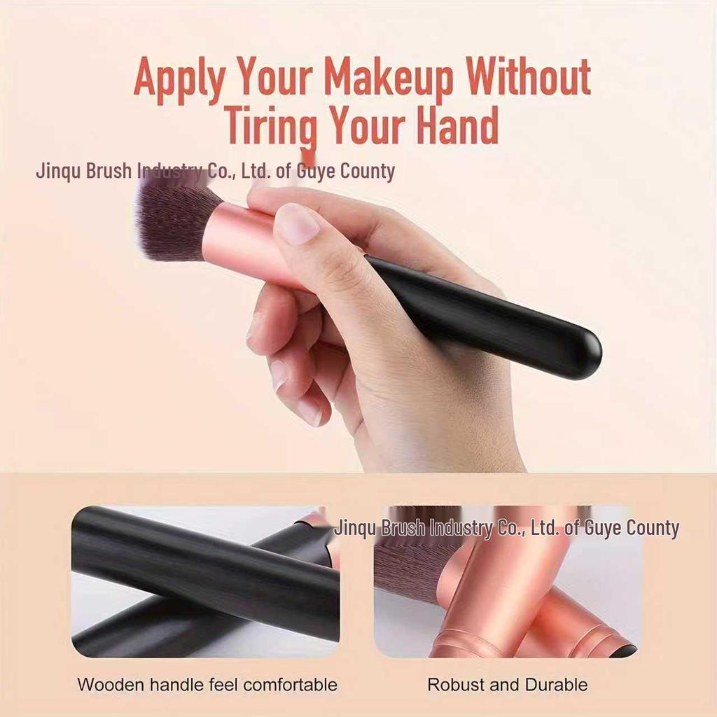 16-Piece Makeup Brush Set: 5 Large, 11 Small for Powder, Eyeshadow, and Full Beauty Application